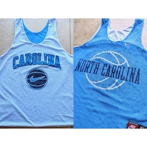 UNC North Carolina 90s Tar Heels NIKE Reversible jersey XL NCAA basketball vtg